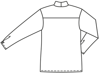 Cotton Blouse 107|Burda Style 08/21 | PDF Sewing Pattern