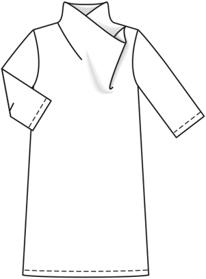 Robe en Jersey n°114 | Burda Style 08/21 | Patron de couture PDF