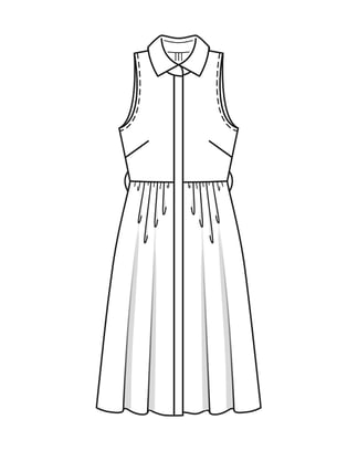 Robe n°5916 A Printemps/Été 2023 | Patron de couture PDF