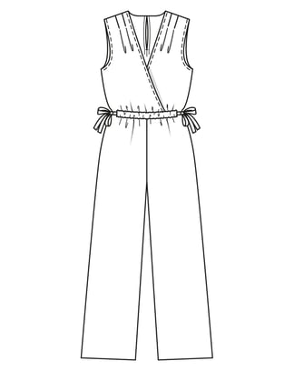 Combinaison & blouse n°5914 A Printemps/Été 2023 | Patron de couture PDF
