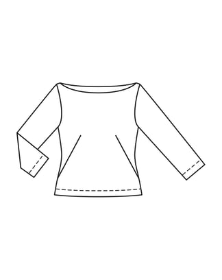 Algodón Camiseta 118  B | Burda Style 05/22 | Patrón de costura PDF