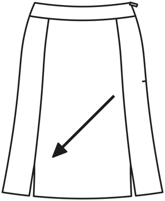 Burda 6880 - Kjol - Dam