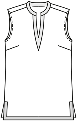 Burda 6809 - Klänning Top Tunika - Dam