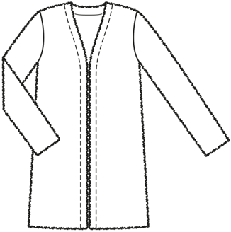 Burda 6608 - Jacka Klänning - Dam