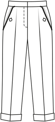Pantalon n°6101 B Printemps / Été 2021 | Patron de couture PDF