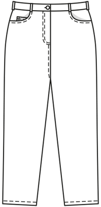 Pantalon n°6103 B Printemps / Été 2021 | Patron de couture PDF