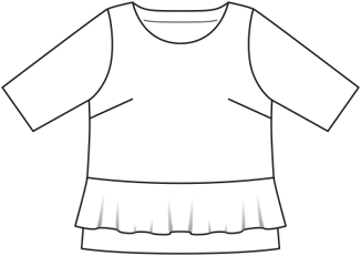 Blouse n°6105 A Printemps / Été 2021 | Patron de couture PDF