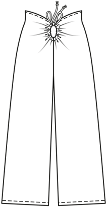 Pantalon n°6115 A Printemps / Été 2021 | Patron de couture PDF