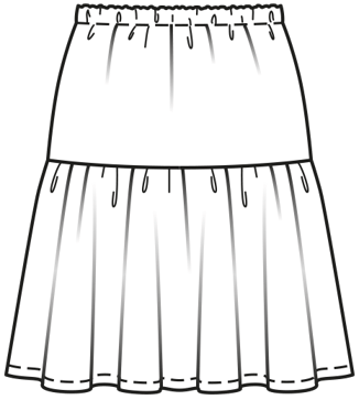 Jupe n°6116 B Printemps / Été 2021 | Patron de couture PDF