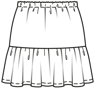 Jupe n°6116 C Printemps / Été 2021 | Patron de couture PDF