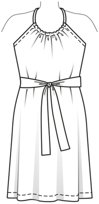 Top, robe n°6118 B Printemps / Été 2021 | Patron de couture PDF