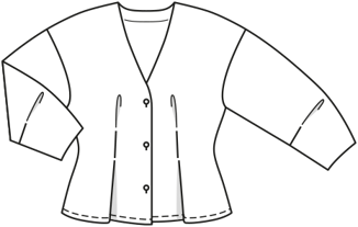 Blouse n°6135 A Printemps / Été 2021 | Patron de couture PDF