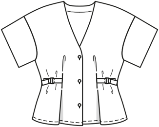 Blouse n°6135 B Printemps / Été 2021 | Patron de couture PDF