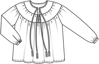 Blouse n°6141 A Printemps / Été 2021 | Patron de couture PDF