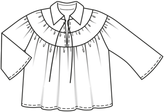 Blouse n°6141 B Printemps / Été 2021 | Patron de couture PDF