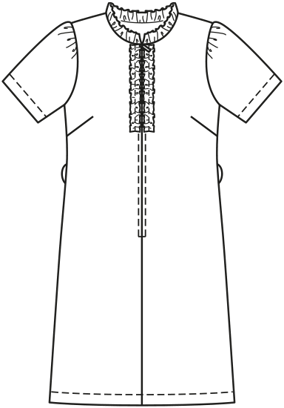 Robe n°6143 B Printemps / Été 2021 | Patron de couture PDF
