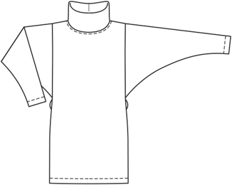 T-shirt, robe n°6074 B Automne / Hiver 2021 | Patron de couture PDF