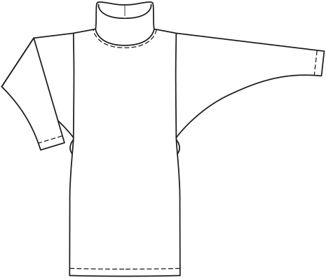 T-shirt, robe n°6074 C Automne / Hiver 2021 | Patron de couture PDF