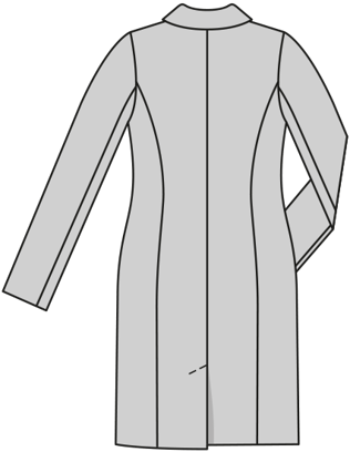 Robe blazer, veste n°6078 A Automne / Hiver 2021 | Patron de couture PDF