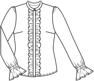 Blouse n°6082 A Automne / Hiver 2021 | Patron de couture PDF