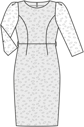 Robe n°6083 B Automne / Hiver 2021 | Patron de couture PDF
