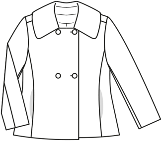 Manteau, veste n°6092 B Automne / Hiver 2021 | Patron de couture PDF