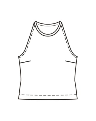 Top n°5999 A Printemps / Été 2022 | Patron de couture PDF