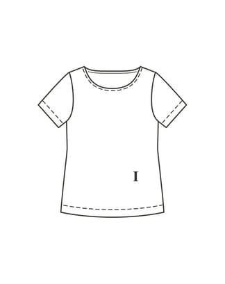 T-shirt n°6013 B Printemps / Été 2022 | Patron de couture PDF