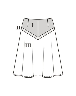 Jupe n°6020 A Printemps / Été 2022 | Patron de couture PDF