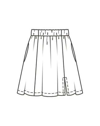 Jupe n°6027 A Printemps / Été 2022 | Patron de couture PDF