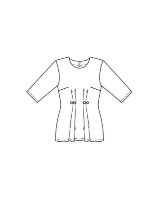 Robe / blouse n°6033 B Printemps / Été 2022 | Patron de couture PDF