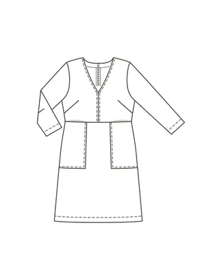 Robe n°6036 A Printemps / Été 2022 | Patron de couture PDF