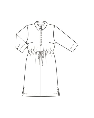 Robe / blouse n°6038 A Printemps / Été 2022 | Patron de couture PDF
