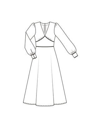 Robe / blouse n°6040 A Printemps / Été 2022 | Patron de couture PDF