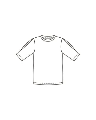 T-shirt n°6043 B Printemps / Été 2022 | Patron de couture PDF