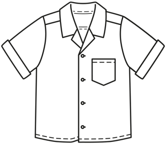 Chemise, short n°9285 A Printemps / Été 2021 | Patron de couture PDF