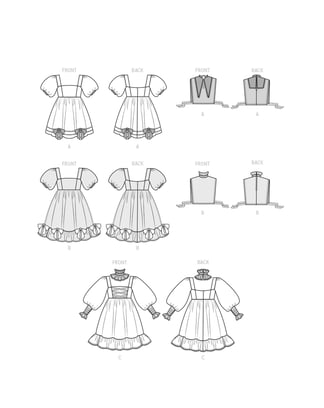 Vestidos con escote cuadrado #M8336E5
