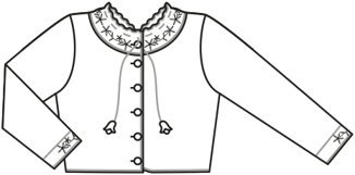 Chaqueta de punto para niños #133 | Burda Style 09/2019 | Patrón de costura PDF