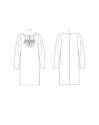 Patrons Vogue Robes pour femmes semi-ajustées #V1920 Taille 32-40