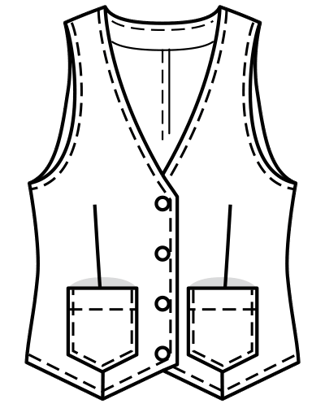 Gilet pour homme et femme n°7810