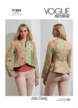 Patron Vogue Veste Femme #V1865 Taille 32-40