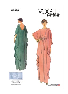 Patron Vogue pour femme Kaftan #V1886