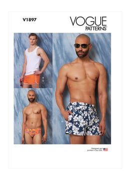 Patron Vogue Maillot de bain short #V1897