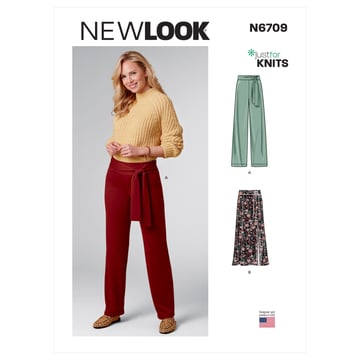 Pantalón de punto y falda   #N6709