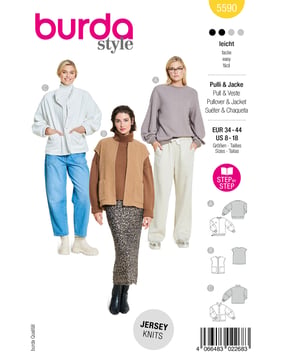 Pull / Gilet / Veste n°5590 Automne / Hiver 2026