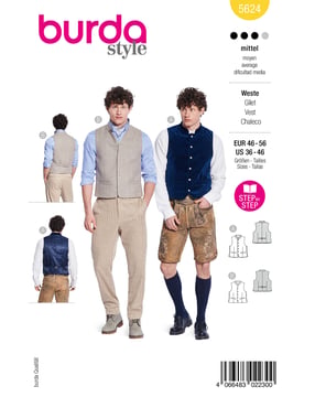 Gilet traditionnel n°5624 Automne / Hiver 2026