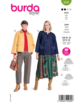 Veste n°5695 Automne/Hiver 2025 | Patron Pochette