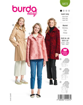 Burda 5872 - Jacka Kappa - Dam