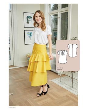 PDF-symønster - Allt om handarbete 0519 - 107 - Bluse Top - Dame