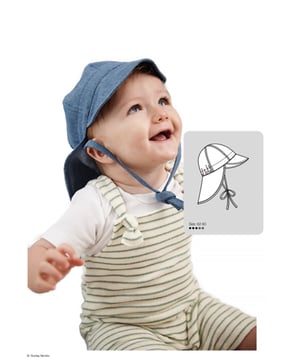 PDF-symønster - Allt om handarbete 0619 - 128 - Baby - Hat